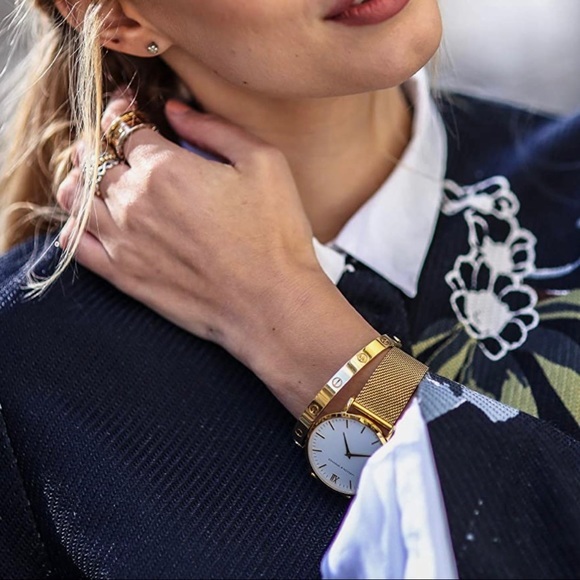 NEW Stainless Steel Screw Cuff Bangle Love Bracelet with Screwdriver in Gold - Picture 2 of 14